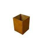 L-kruka utan botten corten 45x45x55cm