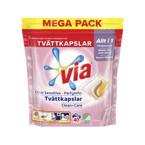 Tvttkapslar VIA Duo Color Sens. 40/FP
