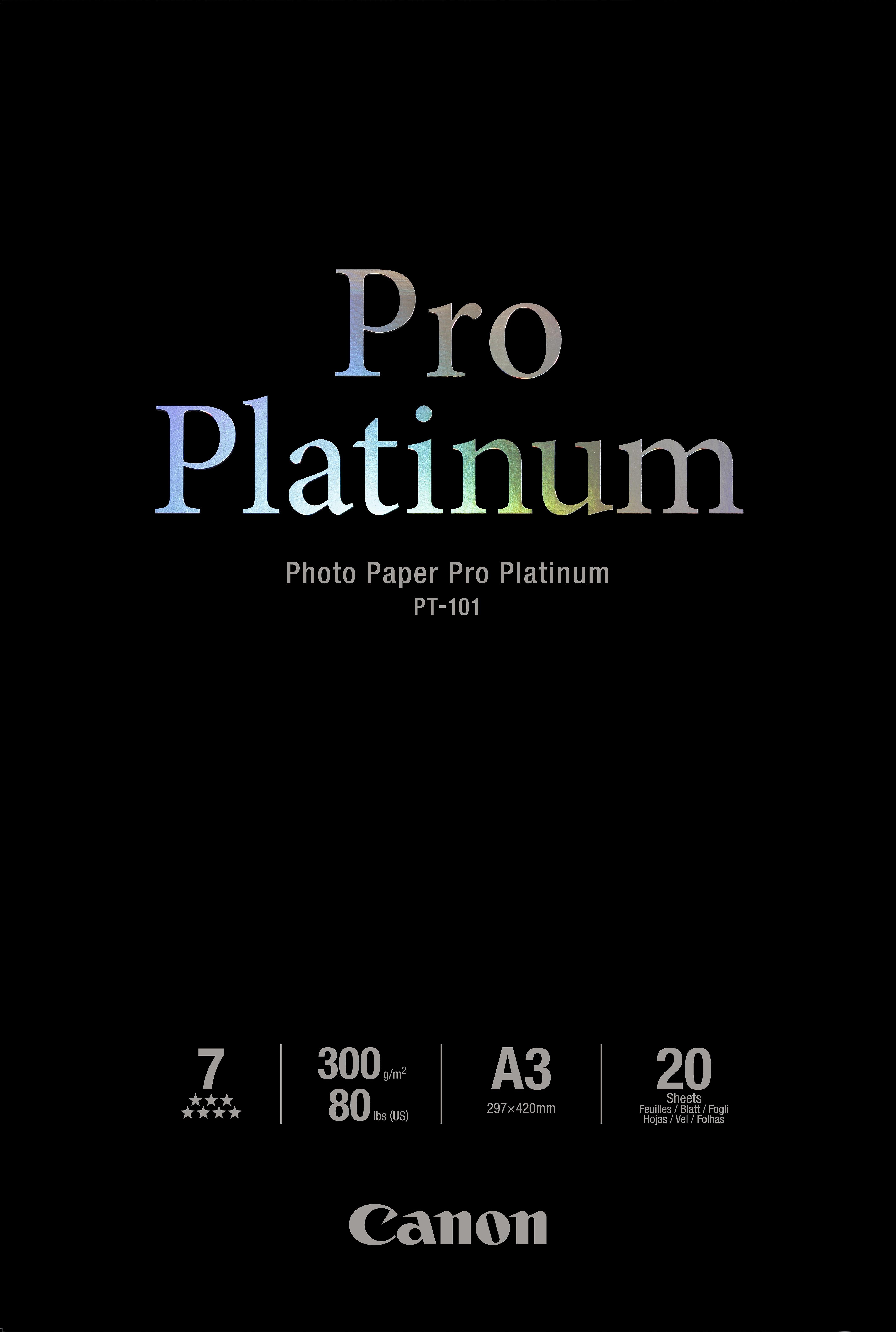 A3 Photo Paper Pro Platinum 300g (20), endast 401 kr