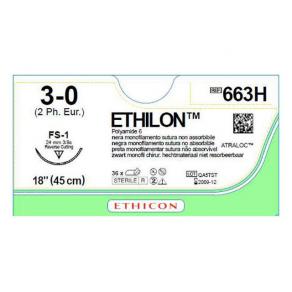 Sutur ETHILON 3-0 FS-1 45cm 36/FP