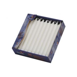 Kronljus Vit, stearin, 24cm, 30/fp