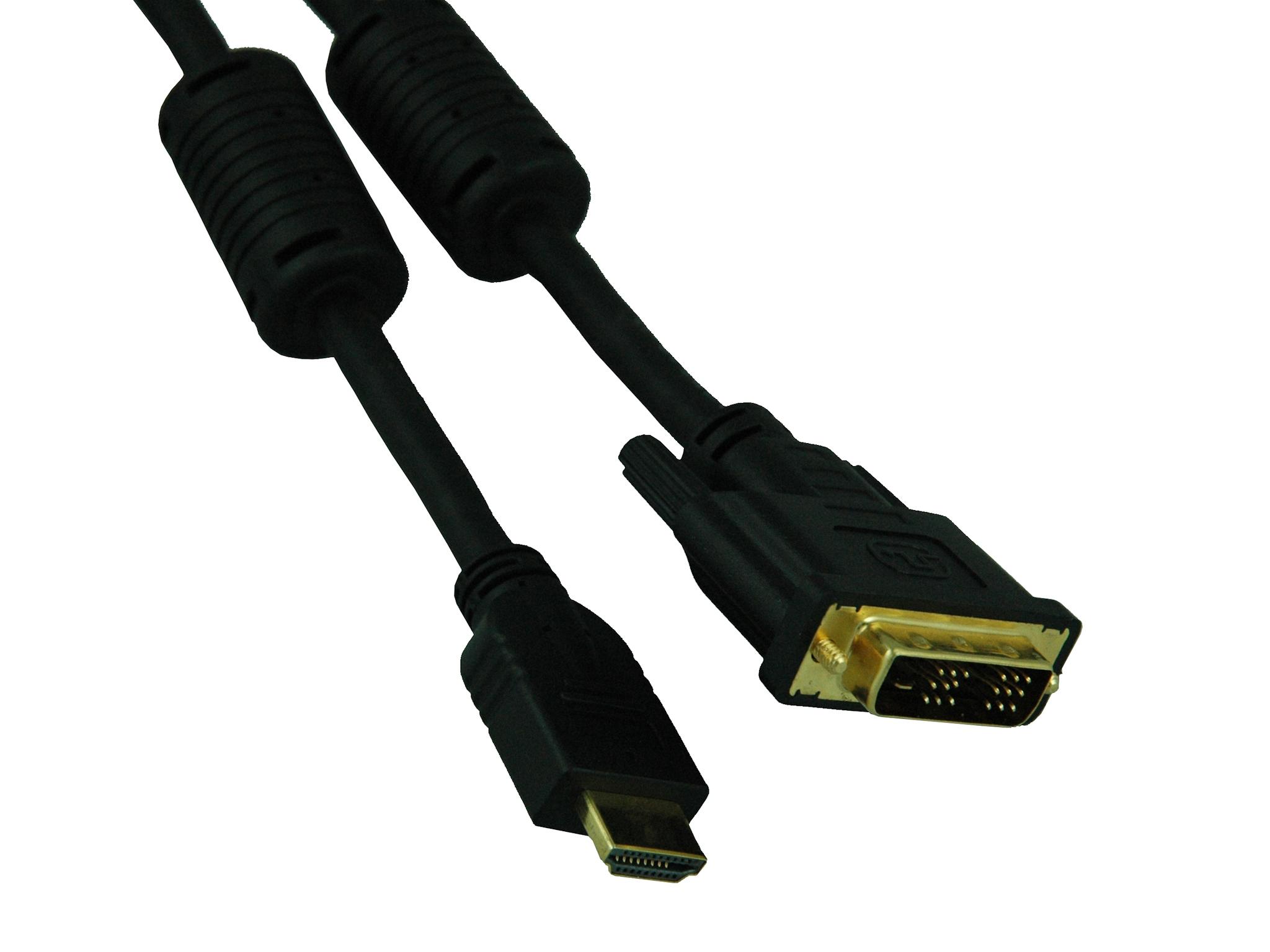 HDMIDVI Monitor Cable, Black (2m), endast 112 kr