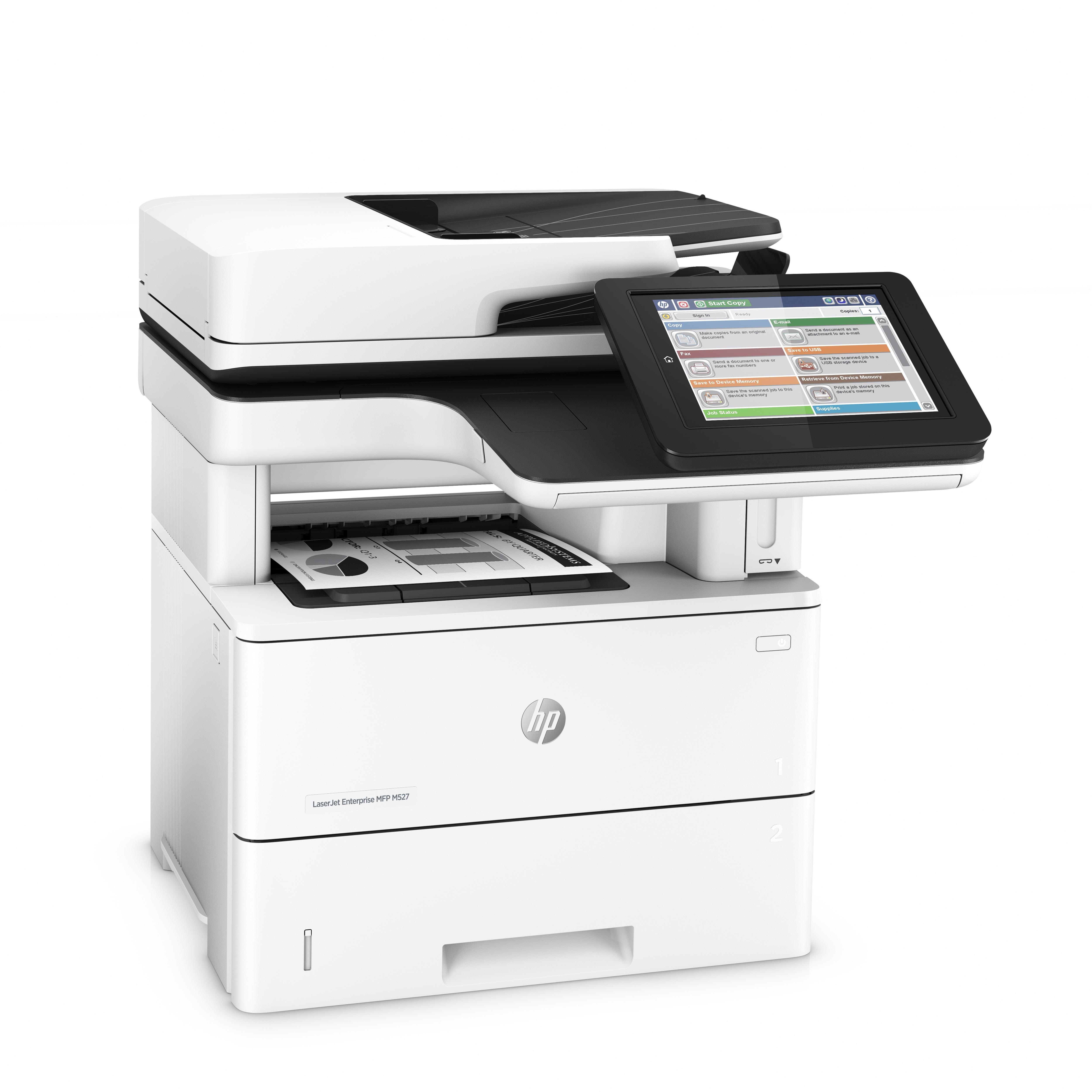 HP LaserJet Enterprise Flow MFP M527c - Multifunktionsskrivare, endast ...